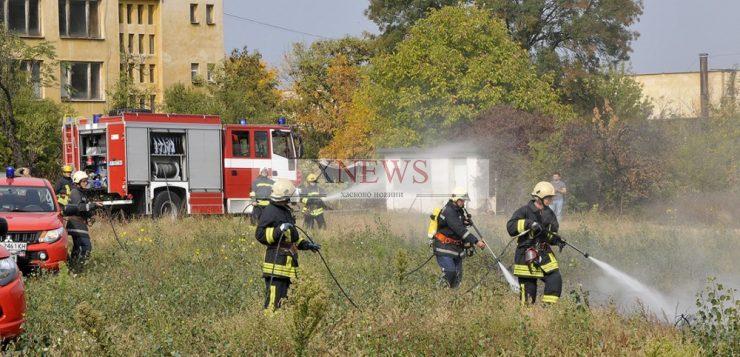 Демонстрираха нова техника на пожарната в Хасково