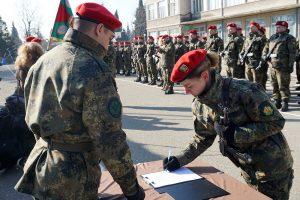 Четири дами положиха военна клетва Четири дами положиха военна клетва