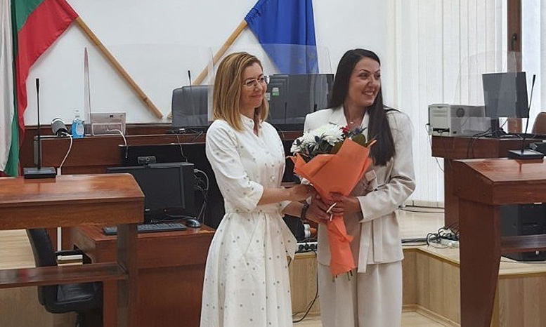 Радка Стоянова се закле като съдия в Районен съд – Свиленград