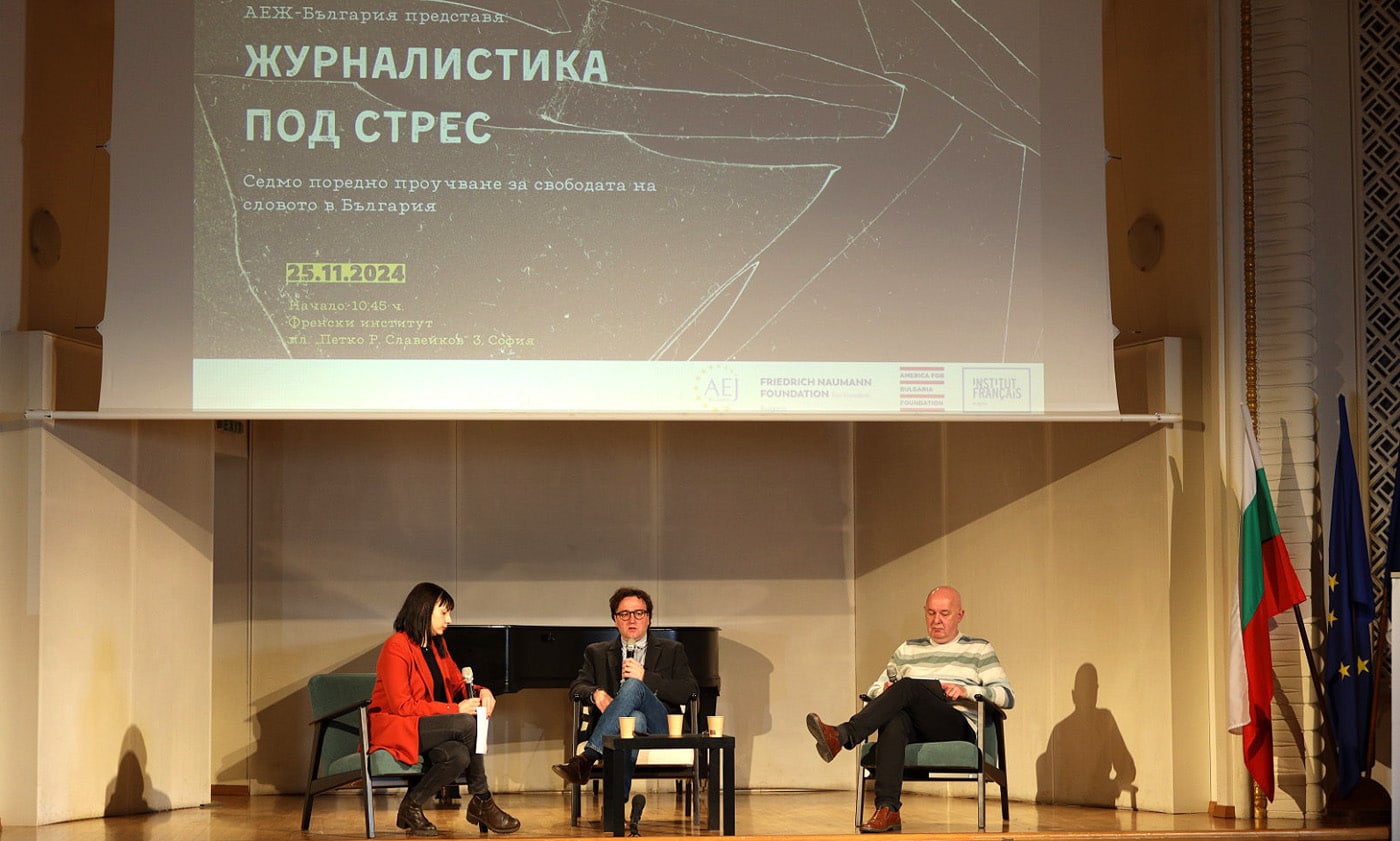 АЕЖ: Рекордно засилване на политическия натиск на свободата на словото през 2024 година