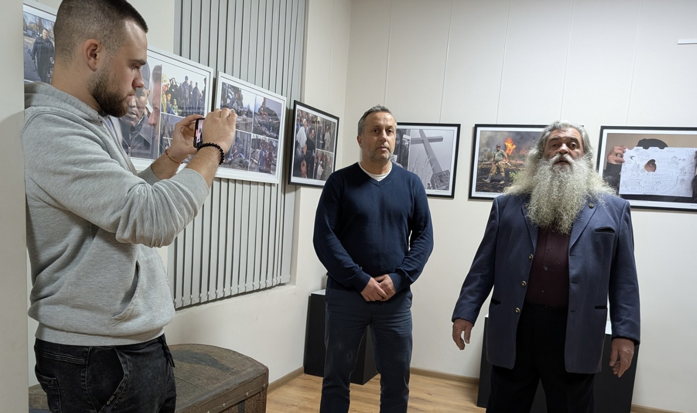 Кметове на Плевен на юбилейната изложба на Тишо Кметове на Плевен на юбилейната изложба на Тишо