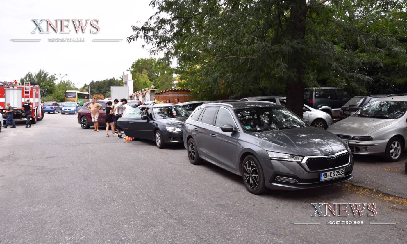 Верижна катастрофа с четири автомобила край околовръстния път на Хасково
