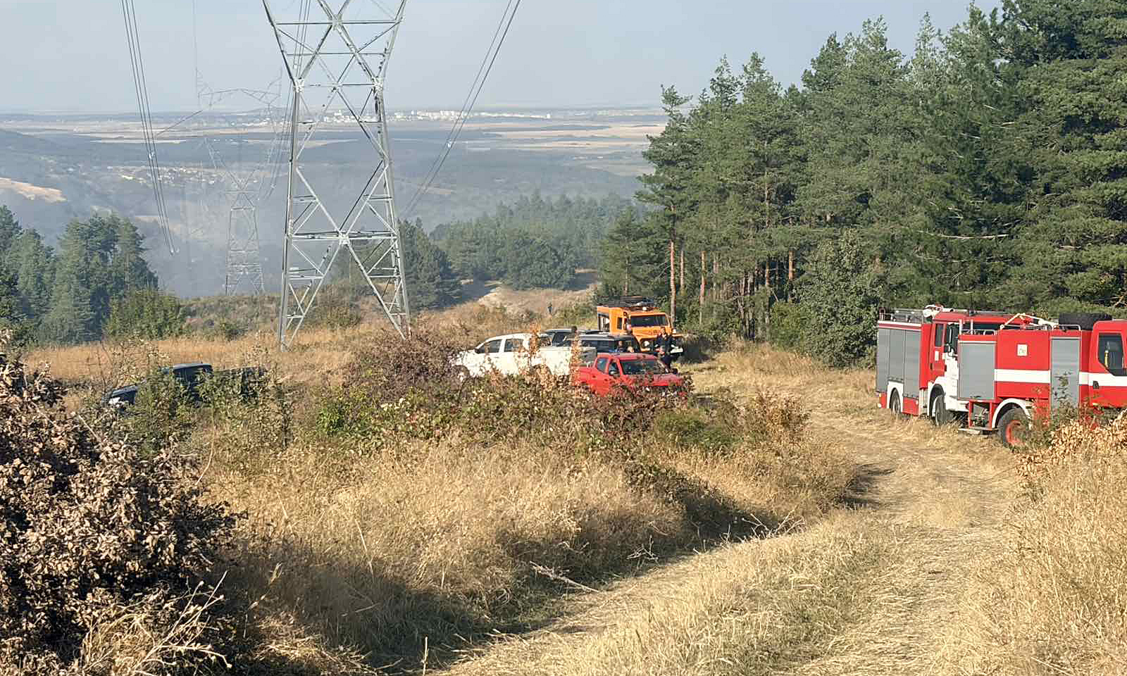 Локализираха пожара край Зорница
